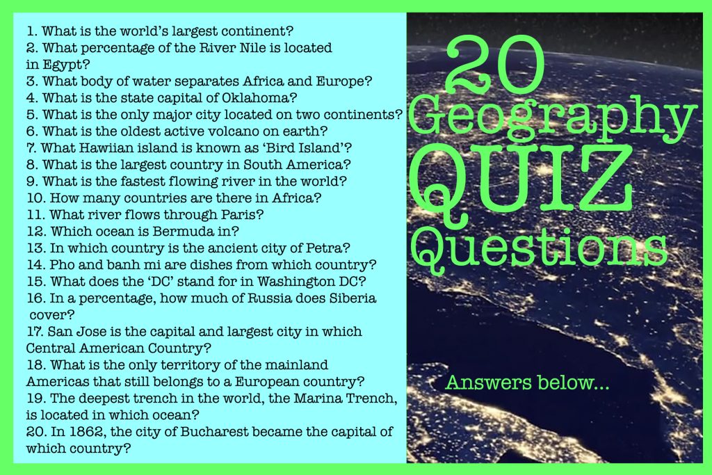 BBOSF Geography Quiz