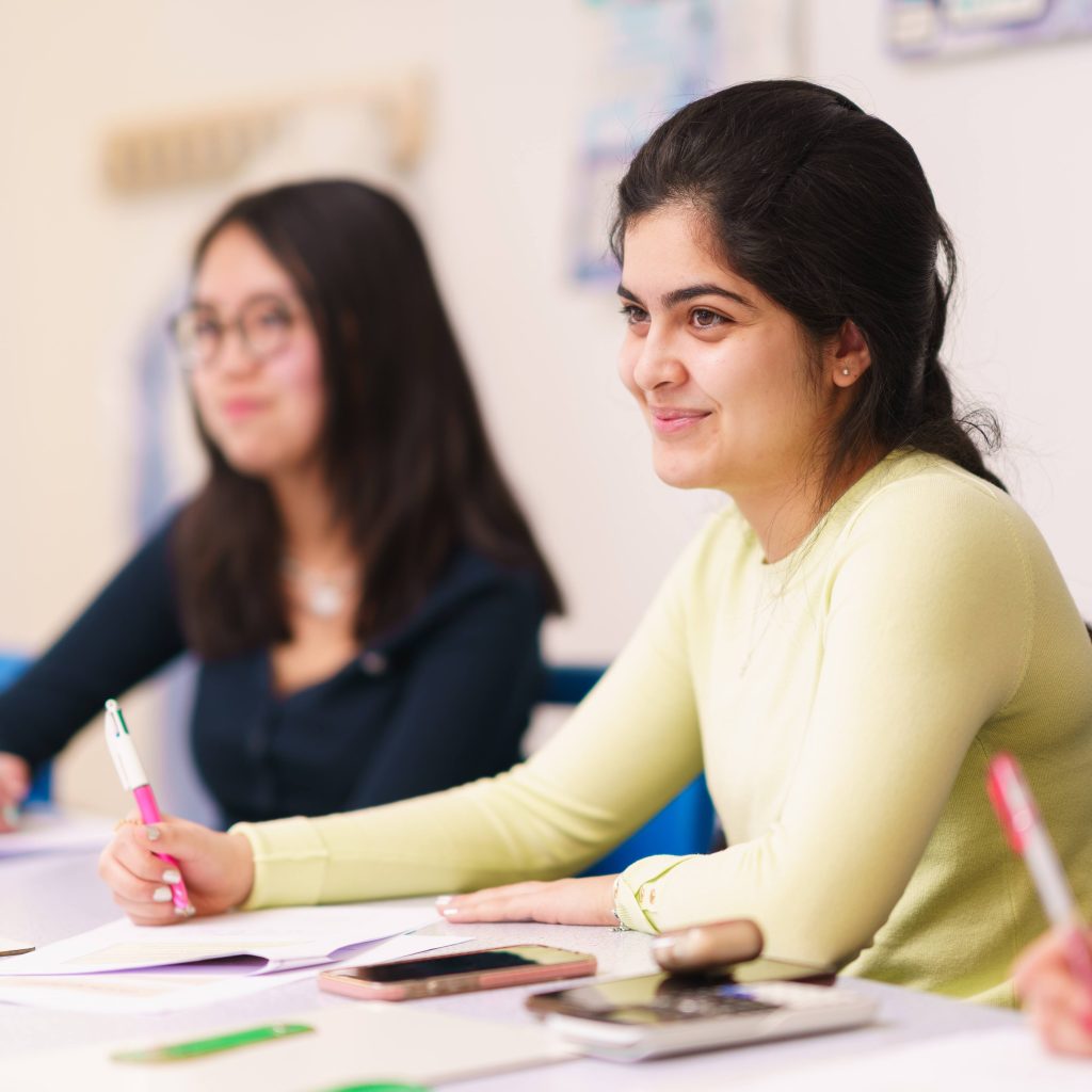 Students in class