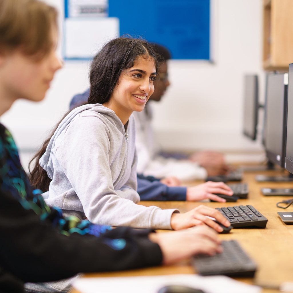 Students in Computer Science Lesson