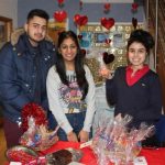 3 students selling items