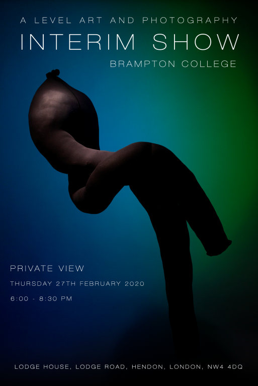 The A Level Art & Photography Interim Show Poster