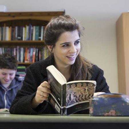 Library study at Brampton College