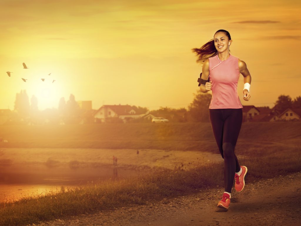 Woman running