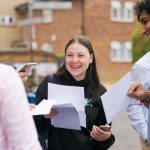 students with their results