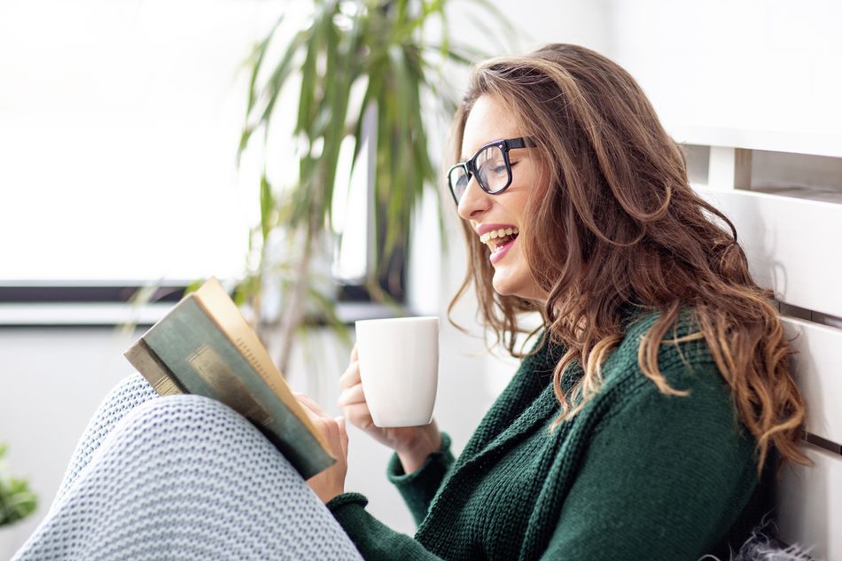 Woman Drinking Coffee