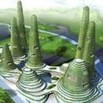 tall buildings with greenery around them