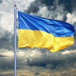 the flag of Ukraine
