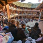 students watching a show